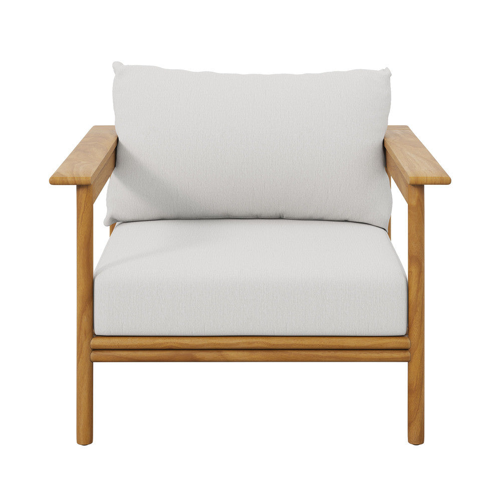 EEI-7068 Wren Outdoor Patio Teak Wood Armchair Set of 2 by Modway