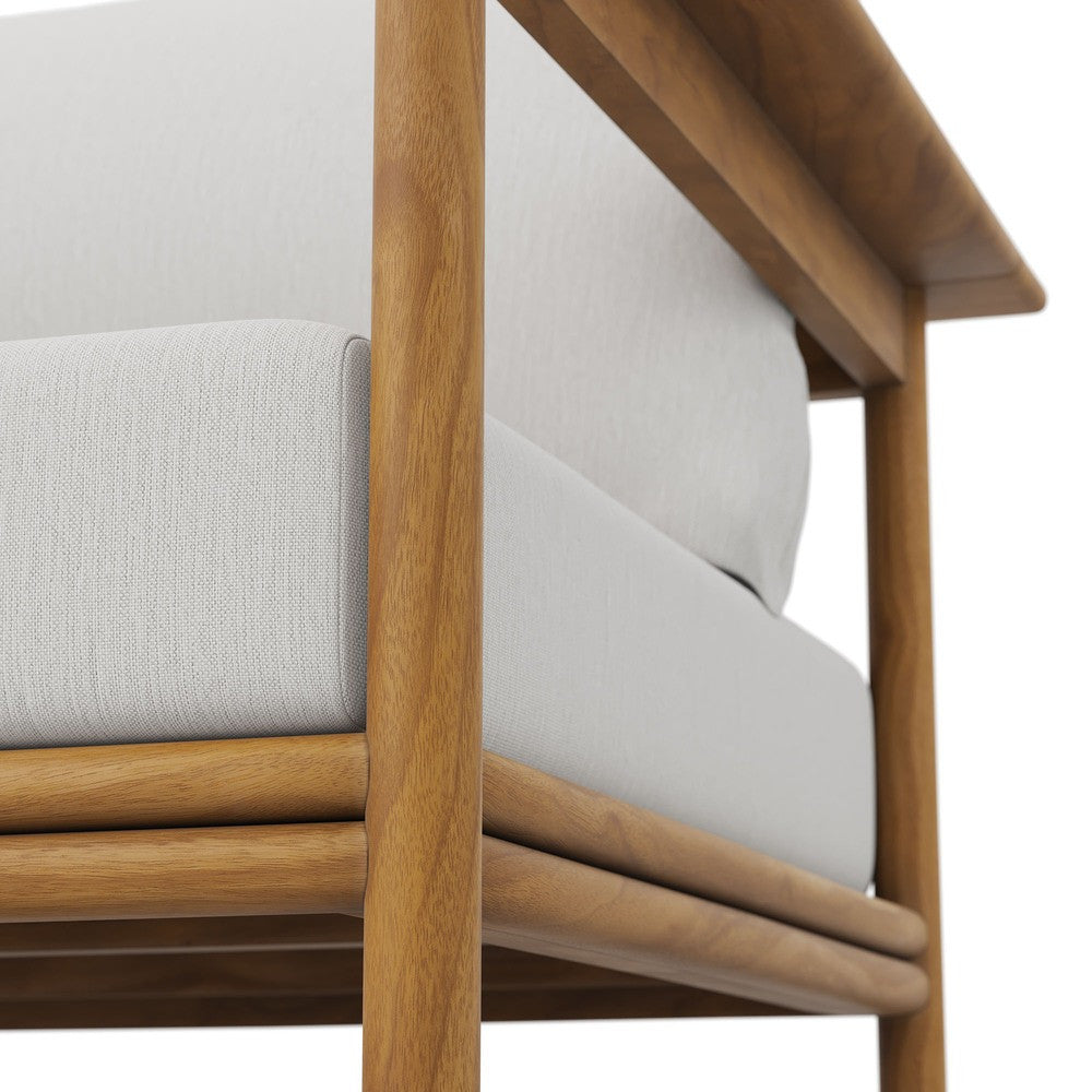 EEI-7068 Wren Outdoor Patio Teak Wood Armchair Set of 2 by Modway
