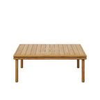 EEI-7010-NAT Wren Outdoor Patio Teak Wood Coffee Table by Modway