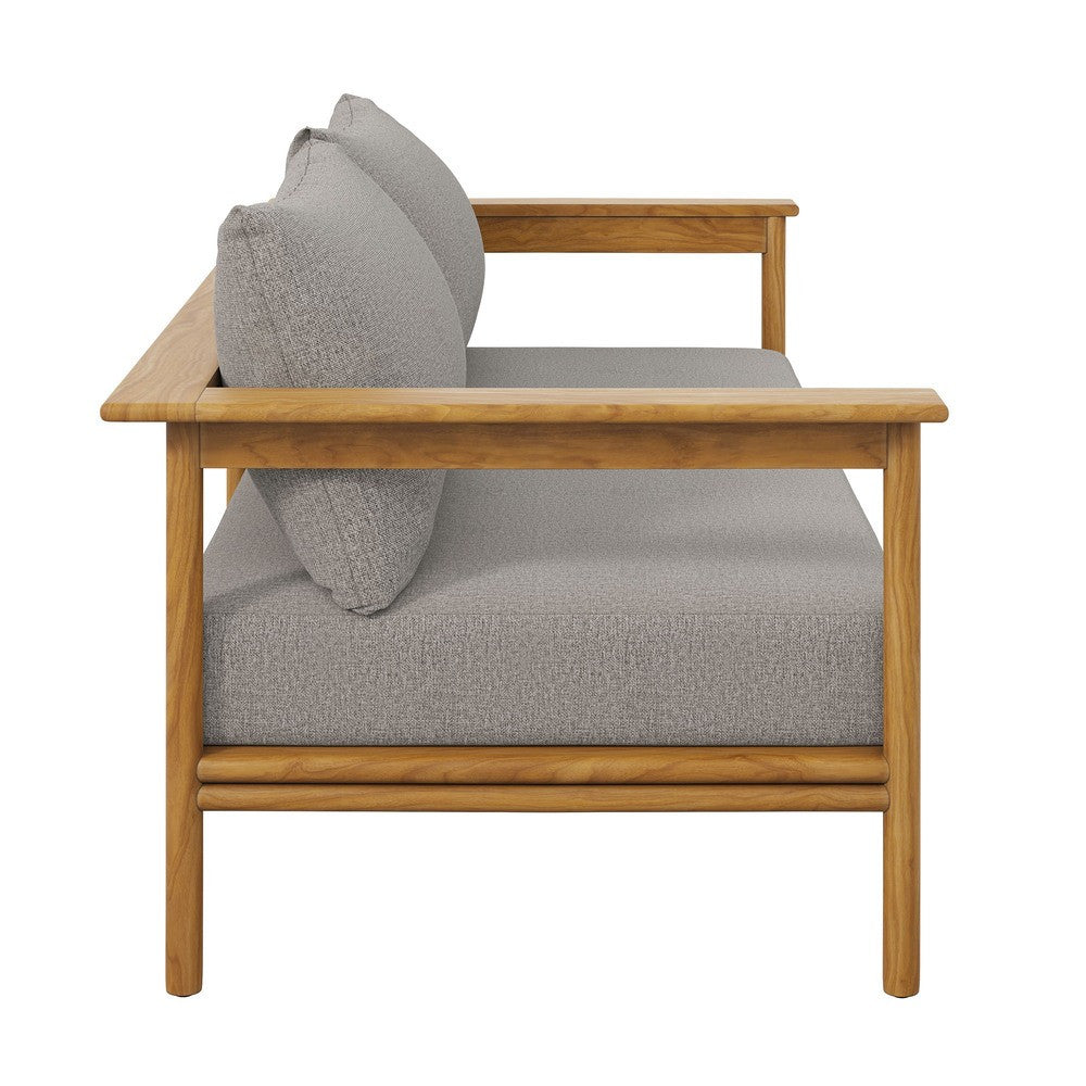 EEI-7008 Wren Outdoor Patio Teak Wood Sofa by Modway