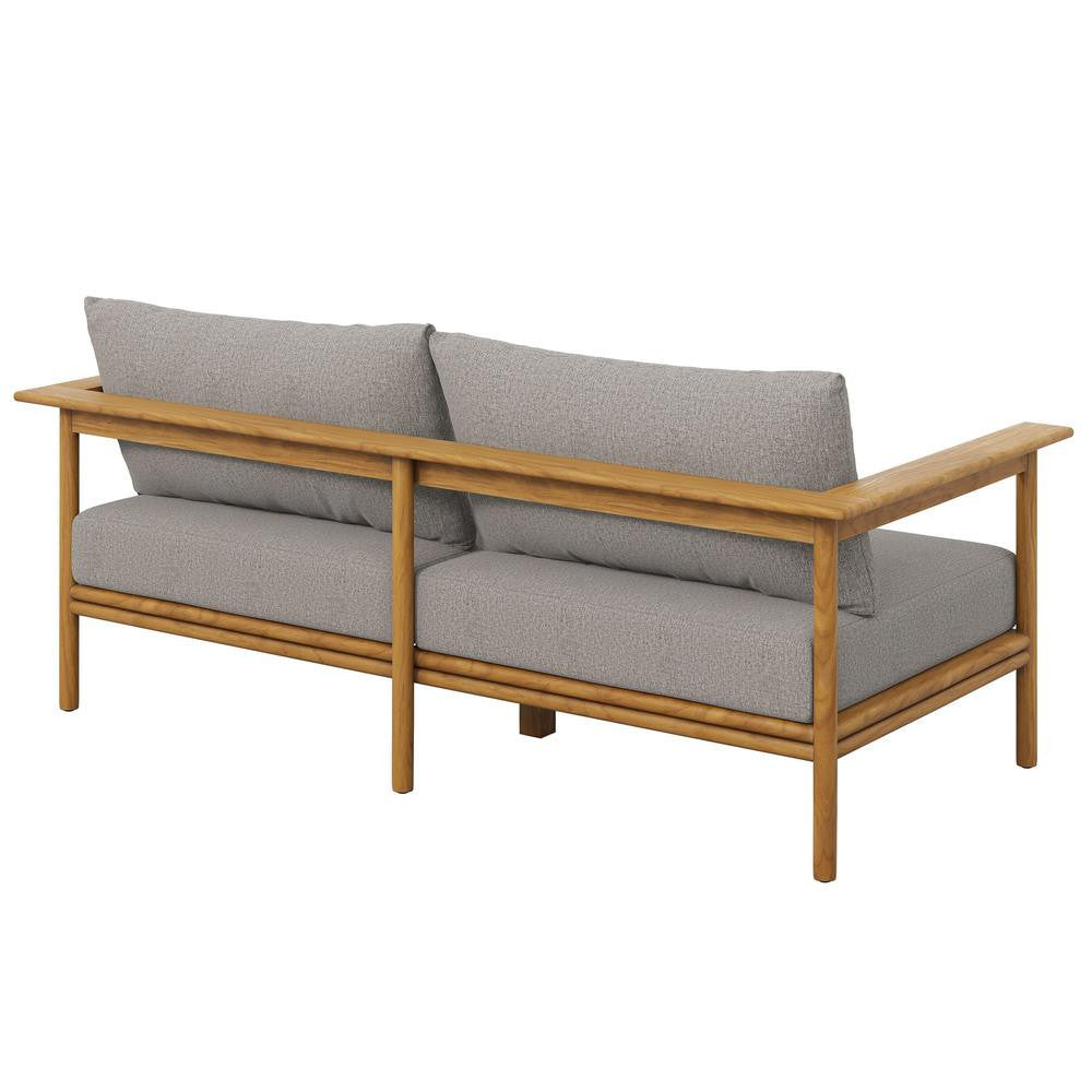 EEI-7008 Wren Outdoor Patio Teak Wood Sofa by Modway