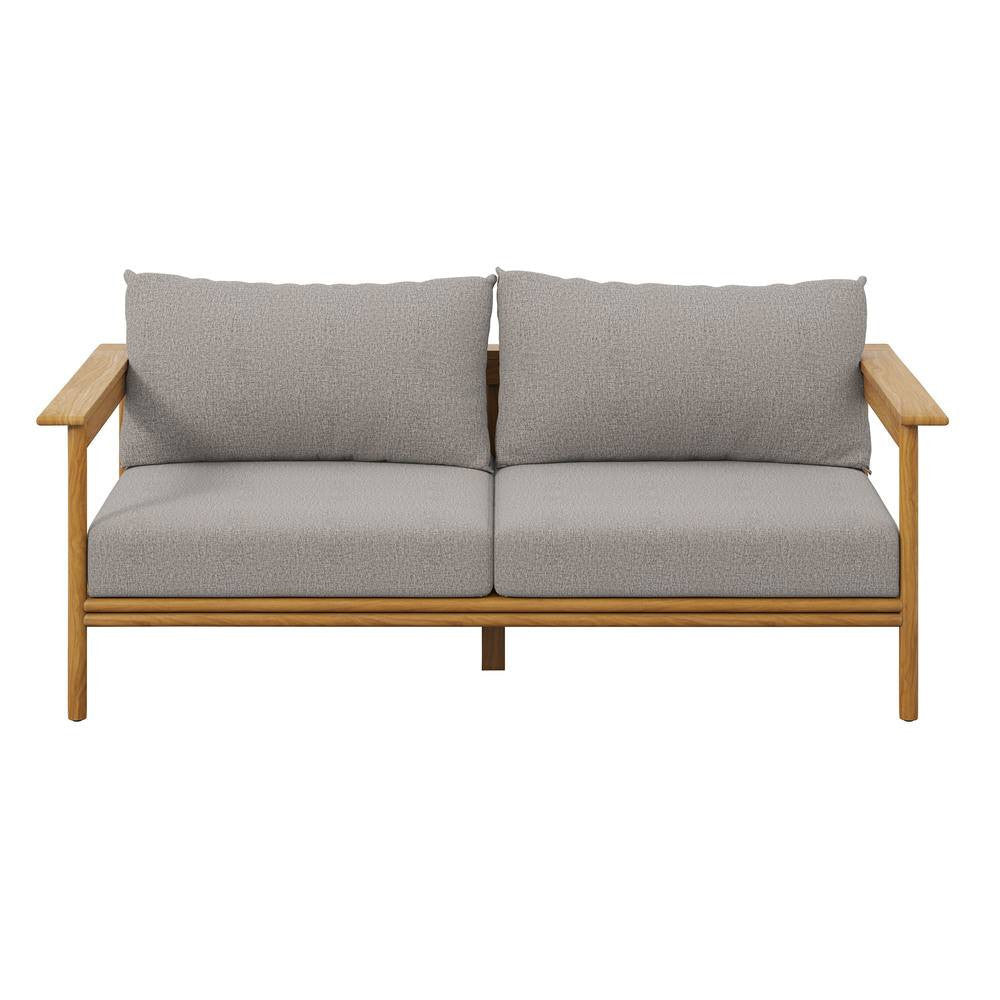 EEI-7008 Wren Outdoor Patio Teak Wood Sofa by Modway