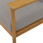 EEI-7008 Wren Outdoor Patio Teak Wood Sofa by Modway