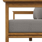 EEI-7008 Wren Outdoor Patio Teak Wood Sofa by Modway