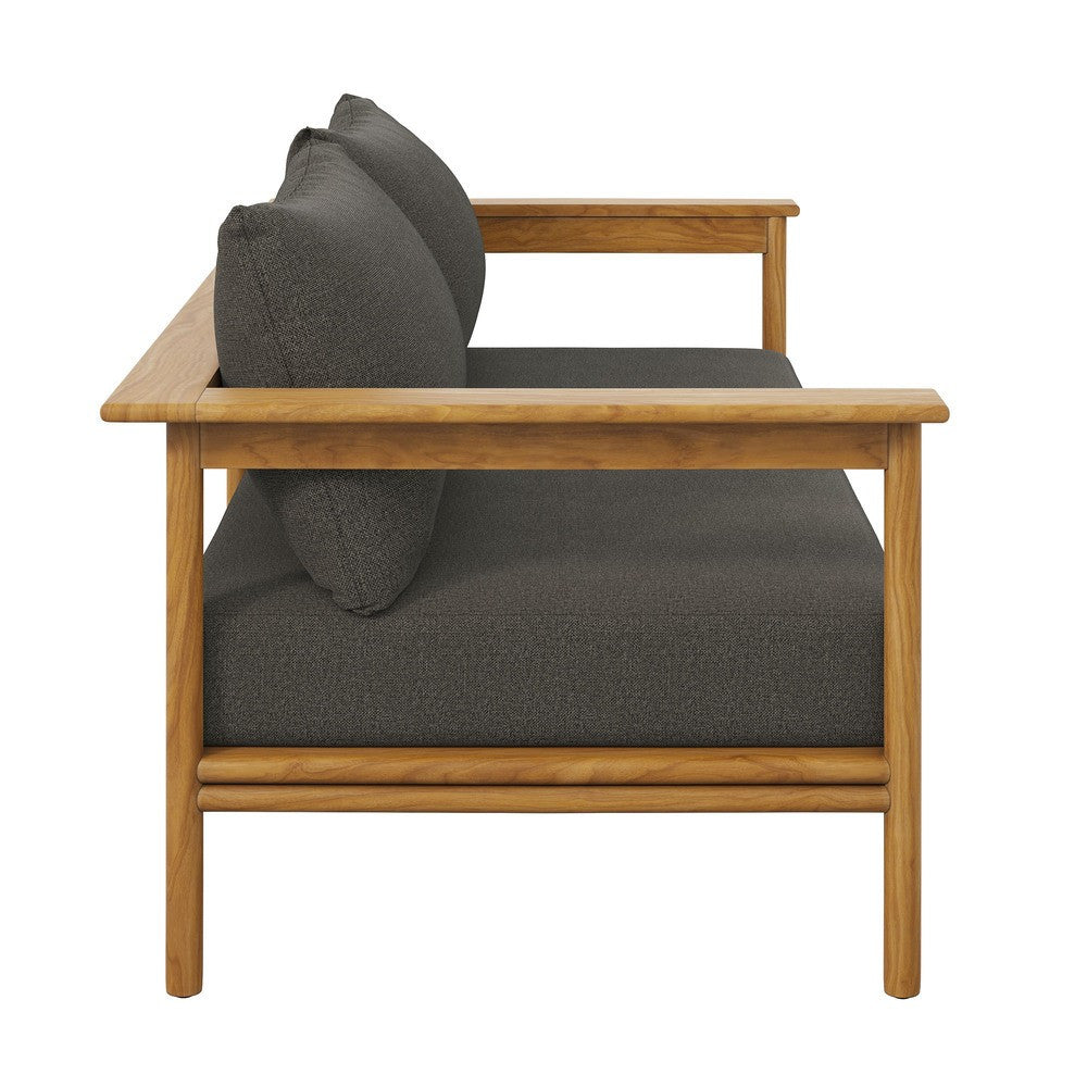 EEI-7008 Wren Outdoor Patio Teak Wood Sofa by Modway