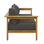EEI-7008 Wren Outdoor Patio Teak Wood Sofa by Modway