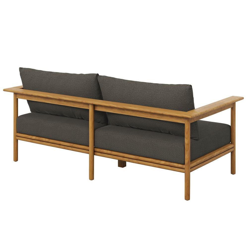 EEI-7008 Wren Outdoor Patio Teak Wood Sofa by Modway