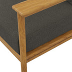 EEI-7008 Wren Outdoor Patio Teak Wood Sofa by Modway