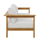 EEI-7008 Wren Outdoor Patio Teak Wood Sofa by Modway