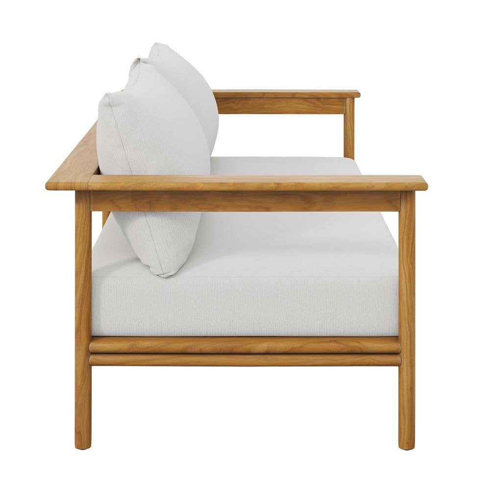 EEI-7008 Wren Outdoor Patio Teak Wood Sofa by Modway
