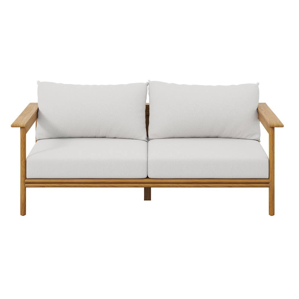 EEI-7008 Wren Outdoor Patio Teak Wood Sofa by Modway