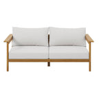 EEI-7008 Wren Outdoor Patio Teak Wood Sofa by Modway
