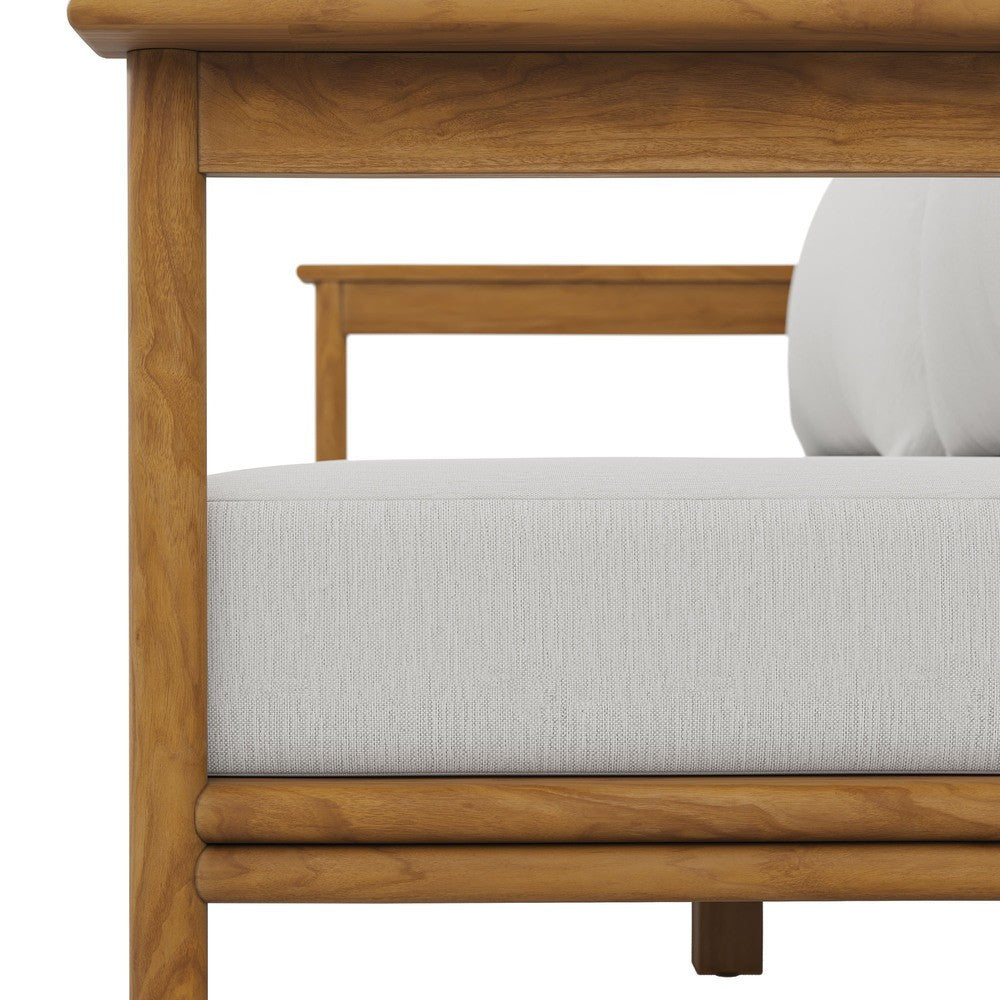 EEI-7008 Wren Outdoor Patio Teak Wood Sofa by Modway