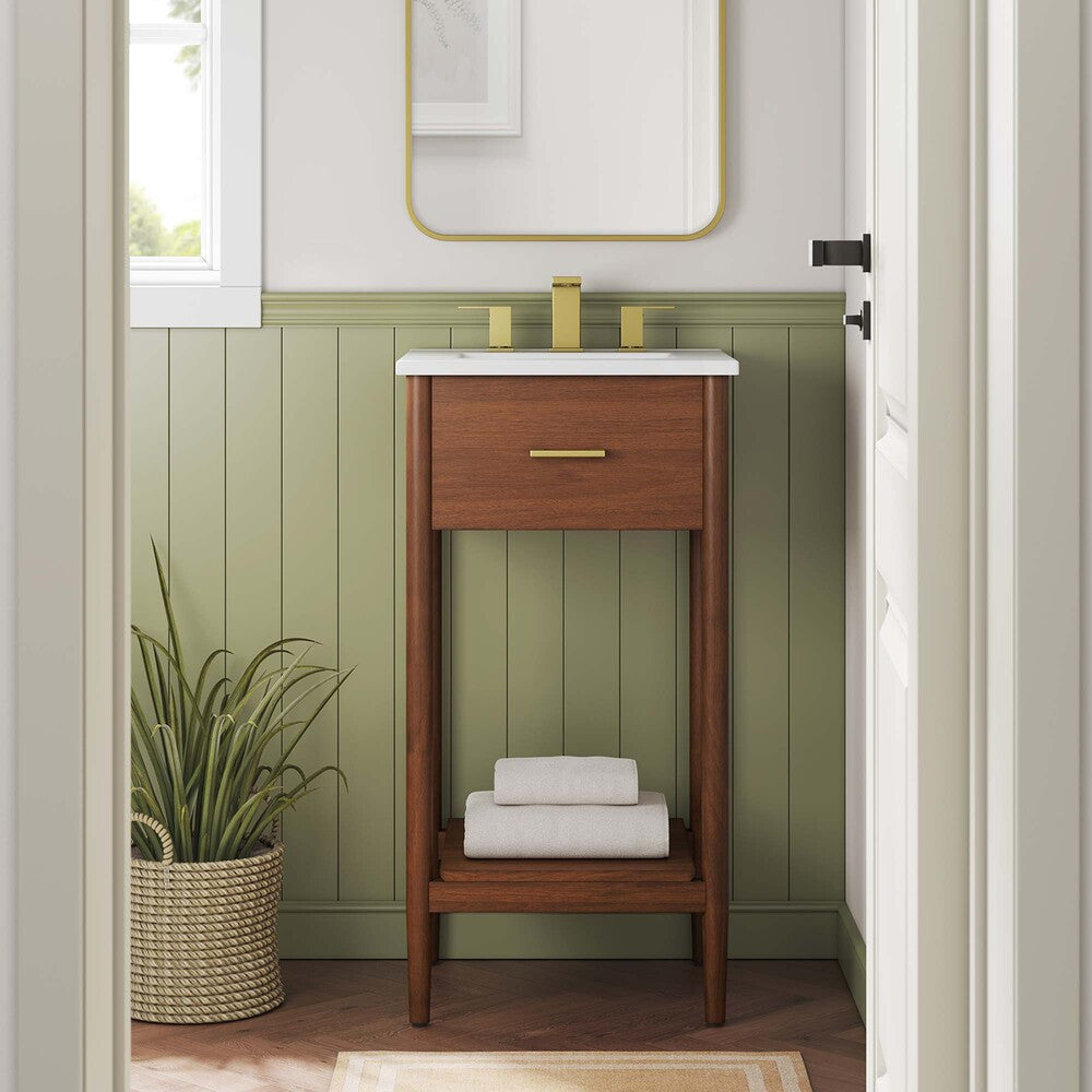 EEI-6351 Zaire 18" Bathroom Vanity Cabinet (Sink Basin Not Included) by Modway