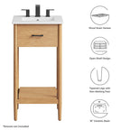 EEI-6658 Zaire 18" Bathroom Vanity by Modway