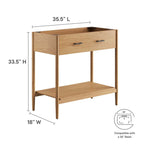 EEI-6354 Zaire 36" Bathroom Vanity Cabinet (Sink Basin Not Included) by Modway