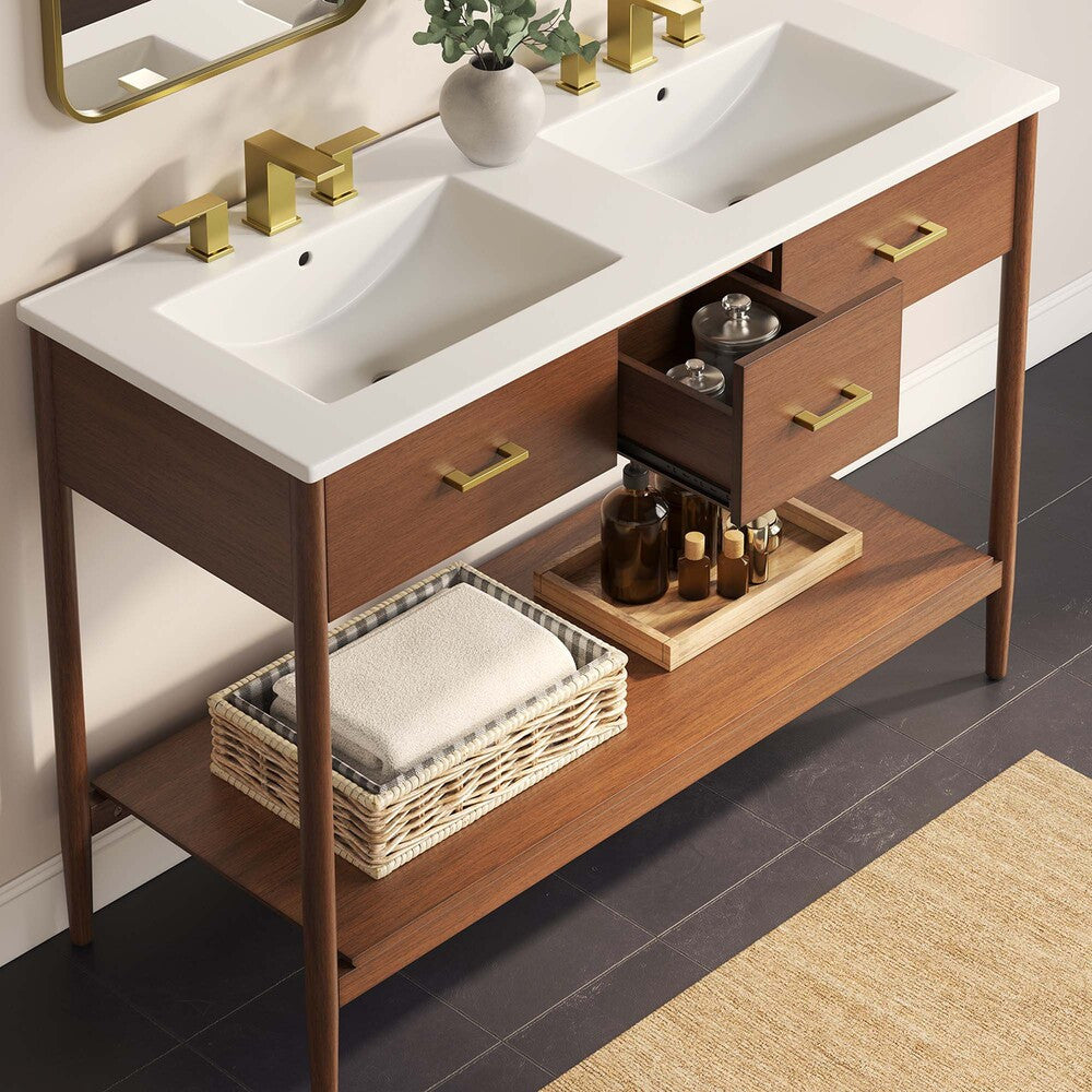 EEI-6826 Zaire 48" Double Sink Bathroom Vanity by Modway
