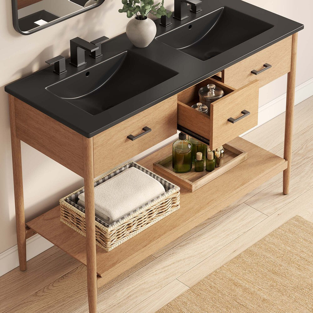 EEI-6827 Zaire 48" Double Sink Bathroom Vanity by Modway