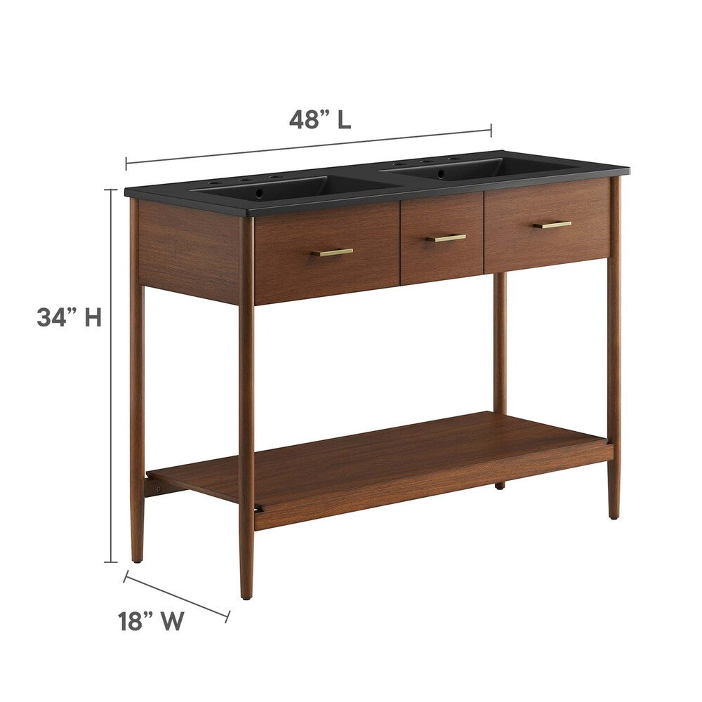 EEI-6827 Zaire 48" Double Sink Bathroom Vanity by Modway