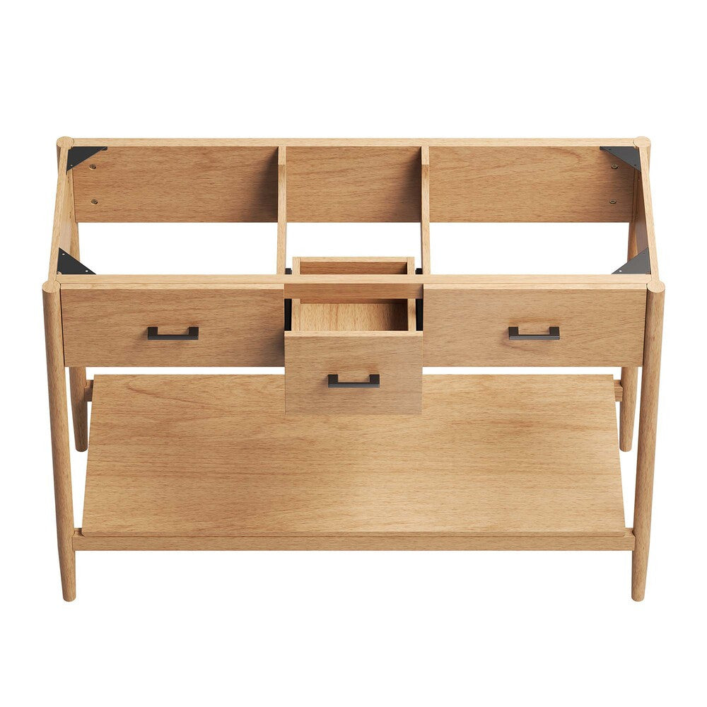 EEI-6356 Zaire 48" Double Sink Compatible Bathroom Vanity Cabinet (Sink Basin Not Included) by Modway