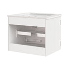 Modway Zia 24" Wall-Mount Bathroom Vanity with Marble Sink by Modway-EEI-7162