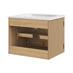 Modway Zia 24" Wall-Mount Bathroom Vanity with Marble Sink by Modway-EEI-7162