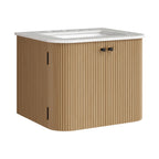 Modway Zia 24" Wall-Mount Bathroom Vanity with Marble Sink by Modway-EEI-7162