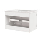 Modway Zia 30" Wall-Mount Bathroom Vanity with Marble Sink by Modway-EEI-7208
