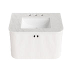 Modway Zia 30" Wall-Mount Bathroom Vanity with Marble Sink by Modway-EEI-7208