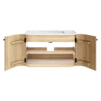 Modway Zia 30" Wall-Mount Bathroom Vanity with Marble Sink by Modway-EEI-7208