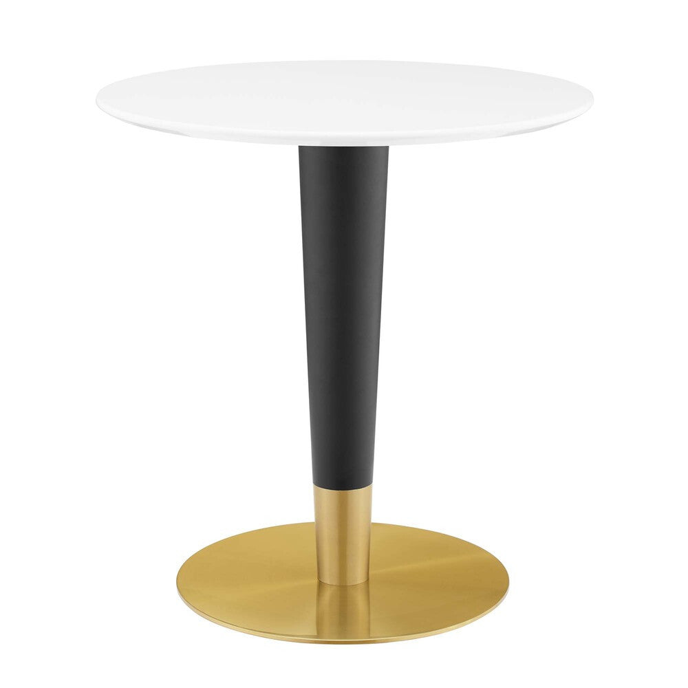 EEI-5116-GLD-WHI Zinque 28" Dining Table by Modway