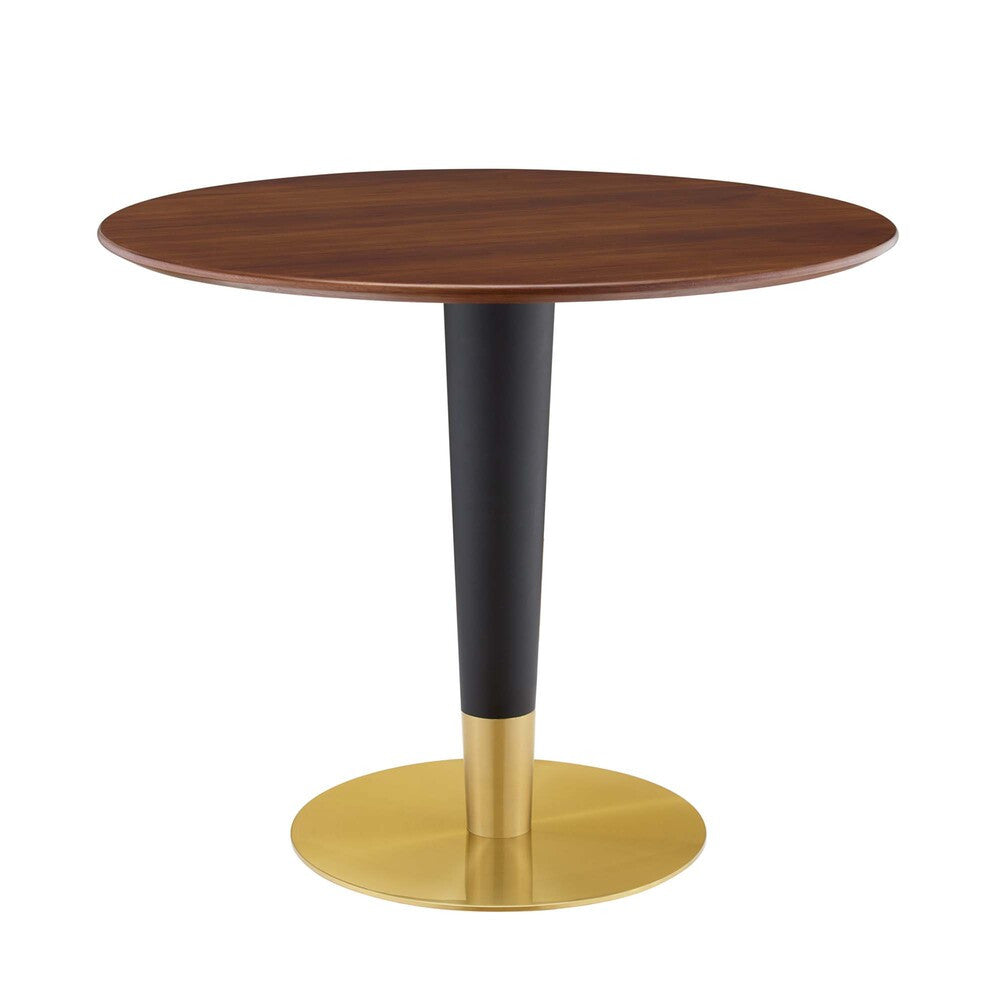 EEI-5123-GLD-WAL Zinque 36" Dining Table by Modway