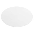 EEI-5124-GLD-WHI Zinque 42" Oval Dining Table by Modway