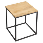 EEI-6833-OAK Zora Square Wood and Metal Side Table by Modway