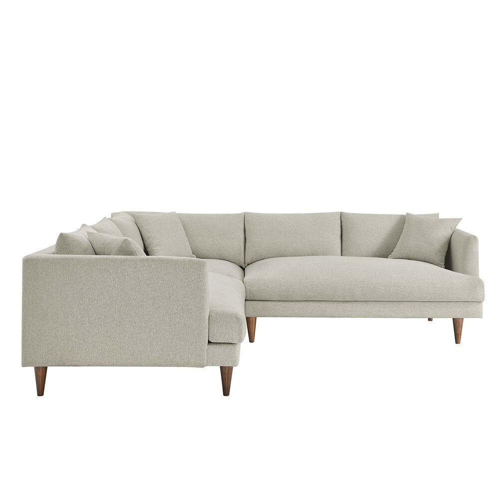 EEI-6613-HEI Zoya 3 Piece Down Filled Overstuffed Sectional Sofa by Modway