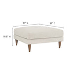EEI-6481-HEI Zoya Down Filled Overstuffed Ottoman by Modway