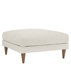 Modway EEI-6481-HEI Zoya Down Filled Overstuffed Ottoman Ivory Fabric