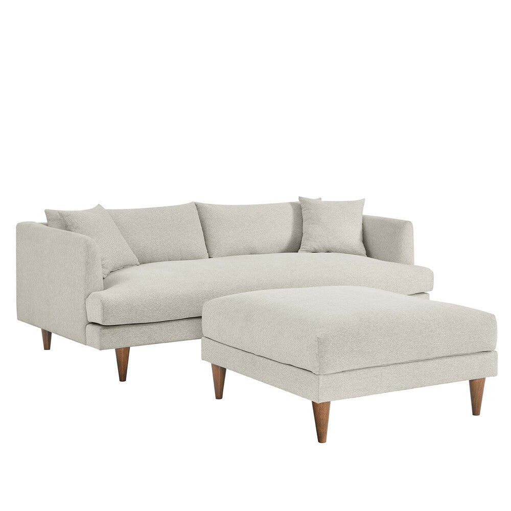 EEI-6614-HEI Zoya Down Filled Overstuffed Sofa and Ottoman Set by Modway