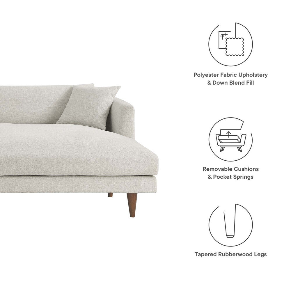 Modway Zoya Right-Facing Down Filled Overstuffed Sectional Sofa by Modway-EEI-6612