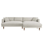 Modway Zoya Right-Facing Down Filled Overstuffed Sectional Sofa by Modway-EEI-6612
