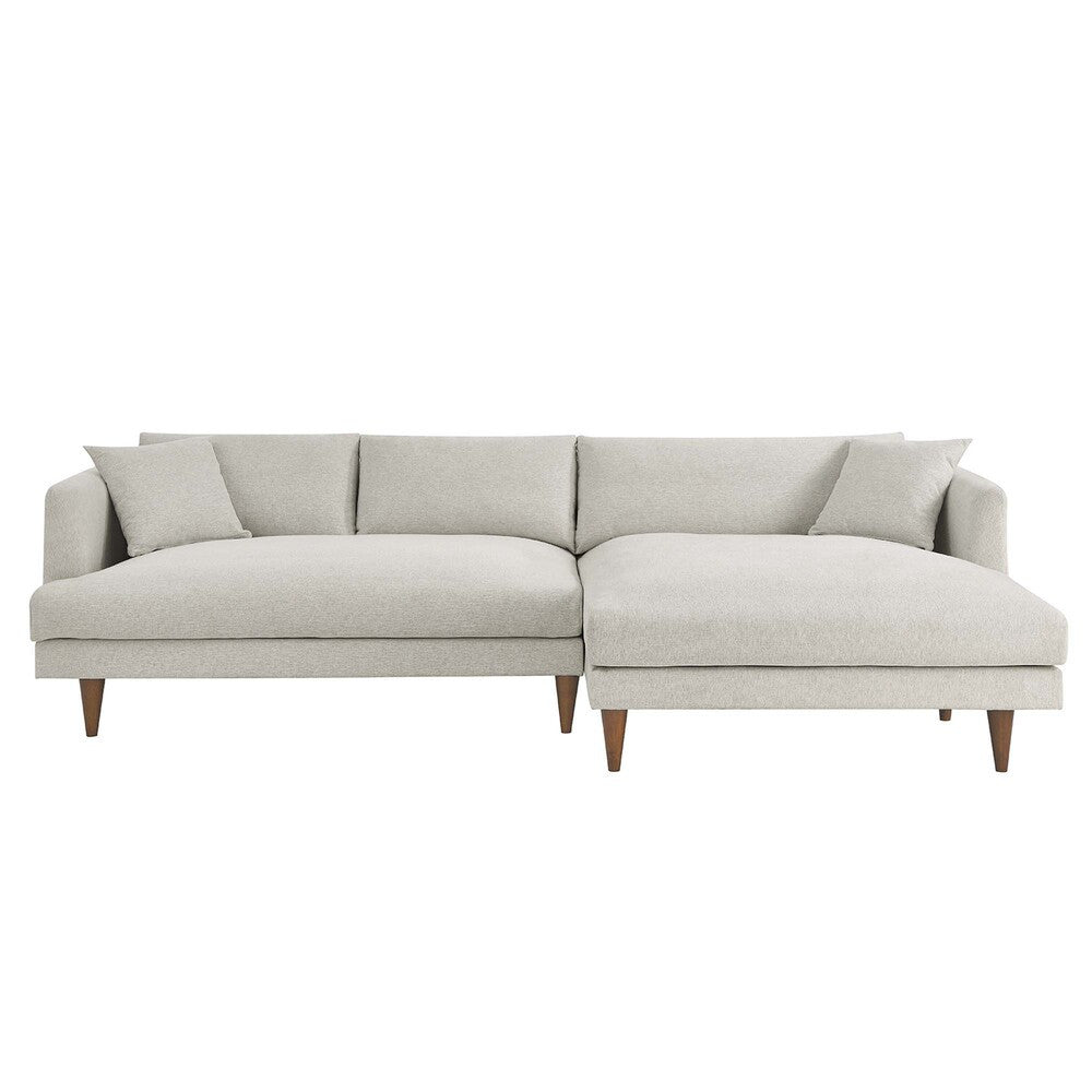 Modway Zoya Right-Facing Down Filled Overstuffed Sectional Sofa by Modway-EEI-6612