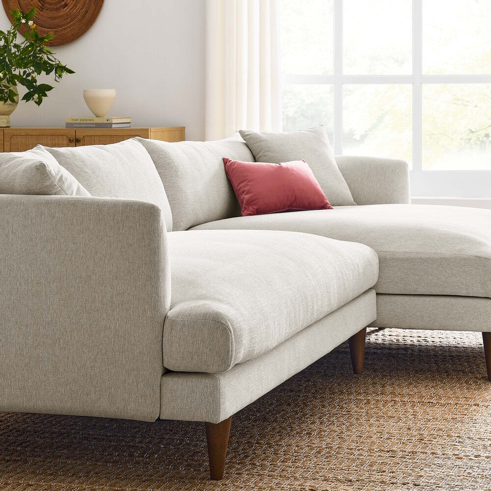 Modway Zoya Right-Facing Down Filled Overstuffed Sectional Sofa by Modway-EEI-6612