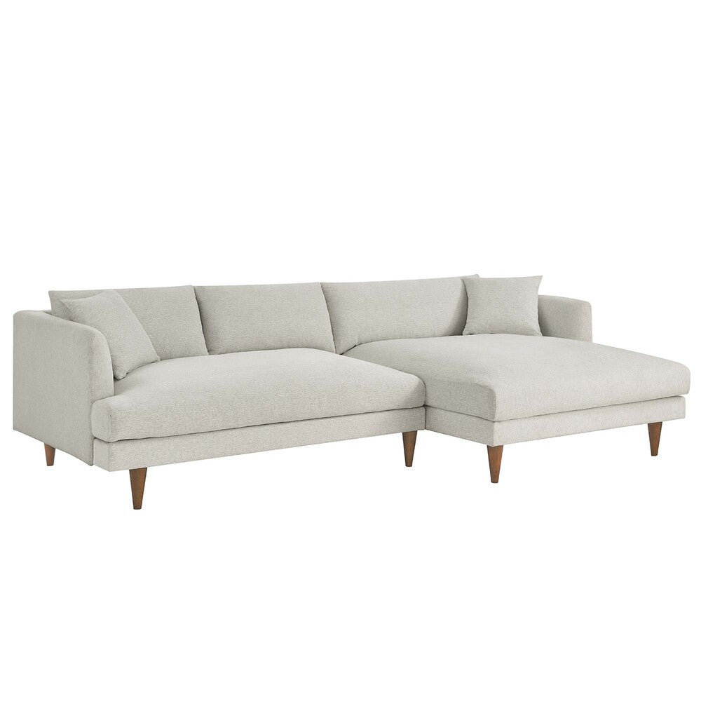 Modway Zoya Right-Facing Down Filled Overstuffed Sectional Sofa by Modway-EEI-6612