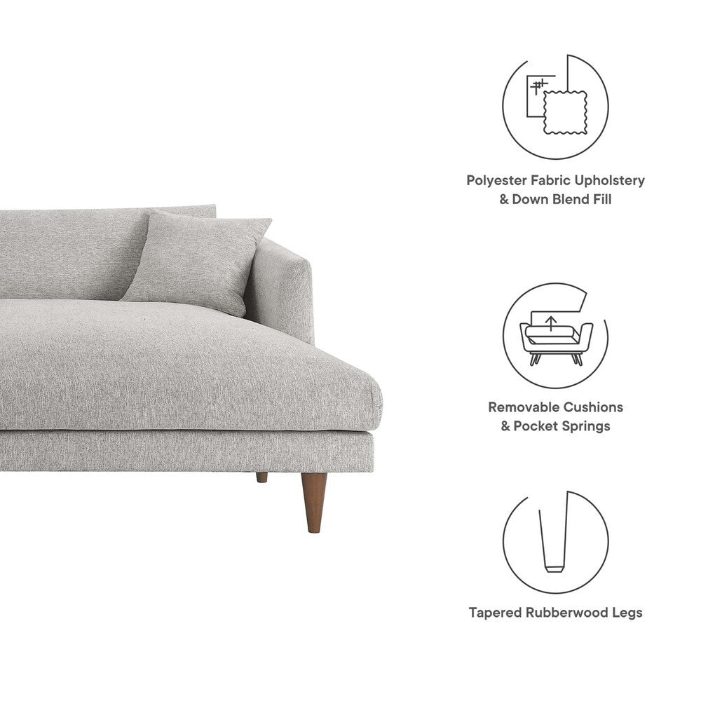 Modway Zoya Right-Facing Down Filled Overstuffed Sectional Sofa by Modway-EEI-6612
