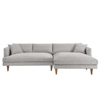 Modway Zoya Right-Facing Down Filled Overstuffed Sectional Sofa by Modway-EEI-6612