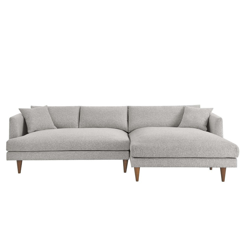 Modway Zoya Right-Facing Down Filled Overstuffed Sectional Sofa by Modway-EEI-6612