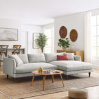 Modway Zoya Right-Facing Down Filled Overstuffed Sectional Sofa by Modway-EEI-6612