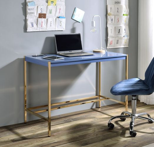 ACME OF00022 Midriaks Navy Blue Writing Office Desk