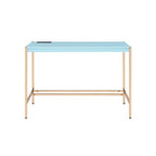 ACME OF00023 Midriaks Baby Blue Writing Office Desk  2