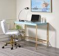 ACME OF00023 Midriaks Baby Blue Writing Office Desk